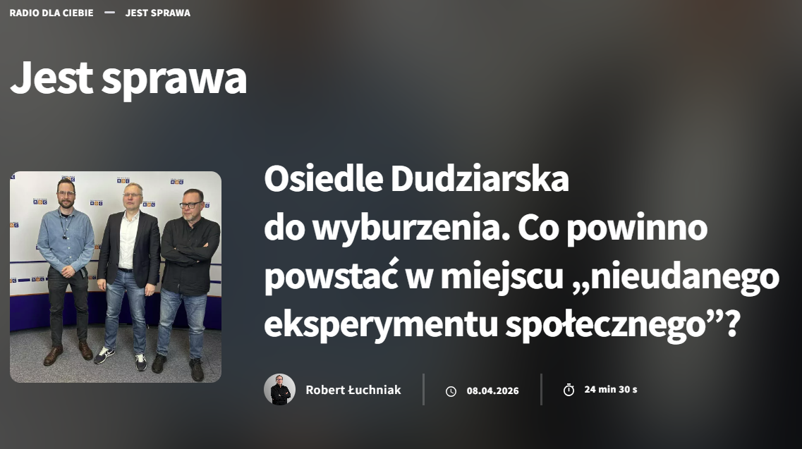 Jaka przyszłość dla terenów wokół osiedla Dudziarska?